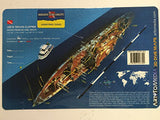 Innovative Scuba New Art to Media Underwater Waterproof 3D Dive Site Map - Texas Clipper in Texas (8.5 x 5.5 Inches) (21.6 x 15cm)