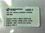 Sherwood New Scuba Diving Regulator Service Kit Maximus - SRB3600 (4000-4)