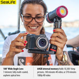 SeaLife Micro 3.0 64GB, 16mp, 4K Underwater Camera for Underwater Photography and Video, Easy Set-up, Wireless Transfer; Includes case, Wrist Strap