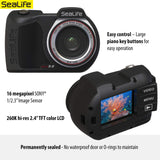 SeaLife Micro 3.0 64GB, 16mp, 4K Underwater Camera for Underwater Photography and Video, Easy Set-up, Wireless Transfer; Includes case, Wrist Strap