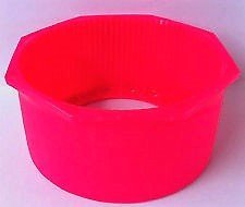 Underwater Kinetics New UK 7.25 Inch Hex Rim Flat Bottom Scuba Tank Boot - Neon Pink