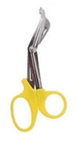 Innovative Safety and Rescue Scuba Diver EMT Scissors Shears with Sheath - Hi-Visibility Yellow