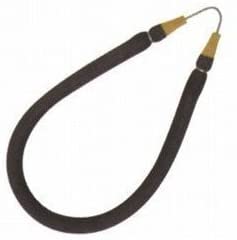 30" X 9/16" Speargun Band - Black Coated Amber Tubing