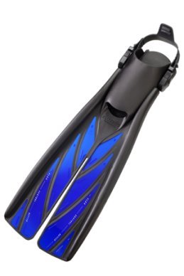 Atomic Aquatics Split Fins, Blue, Small