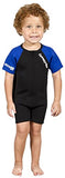 Hyperflex Access Unisex Child's 2mm Back Zip Shorty Wetsuit - Warm, Kid's Springsuit - 4-Way Stretch Neoprene - Adjustable Collar and Flat Lock Construction - 50+ UV SHIELD