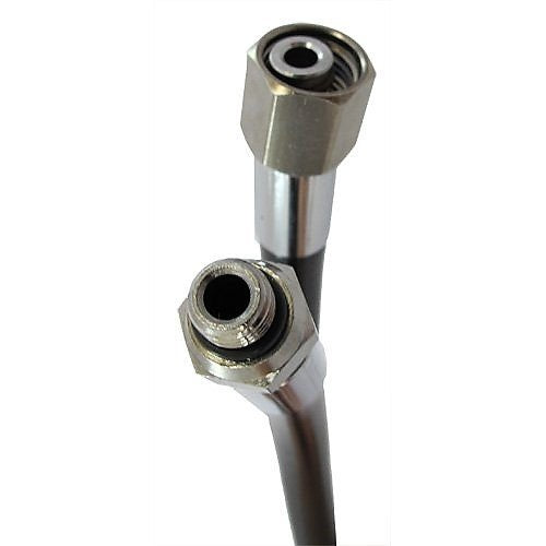 New 8 Inch Low Pressure Scuba Diving Regulator Hose (Black-Rubber)