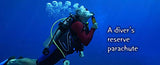 Spare Air Original Mini Scuba Tank - Small Emergency Backup Diving Equipment 3 & 6 Cu Ft.Options- Made in USA - DOT Marked Tank with Holster, Leash, and Refill Adapter
