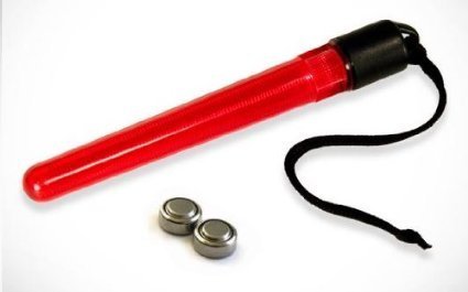 New Constant-On Lazer-Stik Lightstick Marker with Batteries for Scuba Divers, Snorkelers and Boaters (Red)
