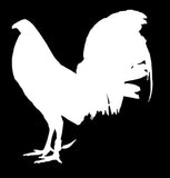 Chicken Life Vinyl Decal Car Sticker with Rooster - 5.2" x 5.71"