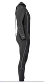 Bare 7mm Reactive Full Jumpsuit Wetsuit for Scuba Diving (Black Titan, 2XLS)