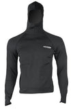 New Women's Tilos Polytex Hooded Long Sleeve Shirt - Black (Size 2X-Large)