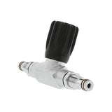 Scuba Diving Doubles Manifold Crossbar with Isolation Valve and Fine Threads for Hollis, XS Scuba, Thermo, Diverite, HOG & Sea Elite Modular Valves