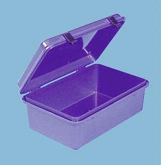 Trident New Deluxe O-Ring Sealed Drybox - 8.5" x 6.5" x 3.5" (Blue Top)/FBM