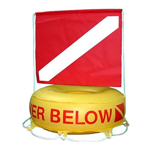 Scuba Choice Scuba Diving Deluxe Diver Below Inflatable Float and Flag Bouy