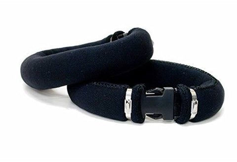 Trident New Ankle Weights for Scuba Diving or Professional Fitness (Black - 3.Lbs per Pair)