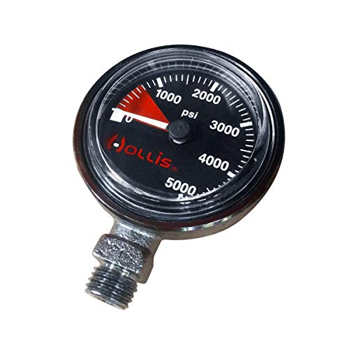Pressure Gauge Module PSI Low Profile BLK-- Metal W/O Boot