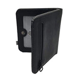Momentum Men’s Bramante Bifold, Black | Natural Italian Leather | Vegetable Tanned | RFID Blocking | 7 Card Slots