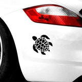 MyScubaShop Scuba Diving Vinyl Decal Car Sticker with Tribal Sea Turtle Design - 5.43" x 5.04"