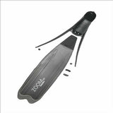ScubaMax New Long Blade Removable Full Foot Zoom Fins (Black - Size 12-13/X-Large) for Scuba Diving, Free Diving & Snorkeling