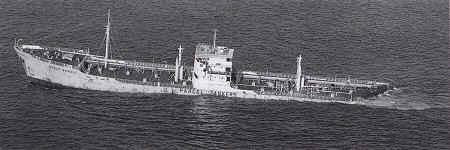 Historical 8 x 10 Inch Glossy Photo of the Norweigan Oil Tanker Stolt Dagali - Sunk November 26, 1964 (Thanksgiving Day) off of Point Pleasant, NJ by Collision with Israeli Luxury Liner SS Shalom