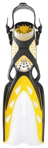 Mares New X-Stream Scuba Diving Fins - Yellow (Size Regular)