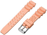 Momentum ZC-14MIN ORANGE 14mm M1 Mini Rubber Orange Watch Strap