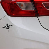 Tribal Manta Ray Fish Vinyl Decal Car Bumper and Motorcycle Sticker - 6.10" x 5.08"