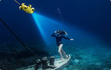 QYSEA FIFISH V6 Underwater Drone with Head-Tracking Function + VR Box + 100M Cable + Spool + 64G Internal Storage Bundle