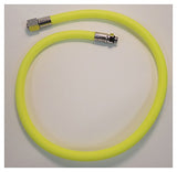 XS Scuba Low Pressure Reg Hose 40" Yellow