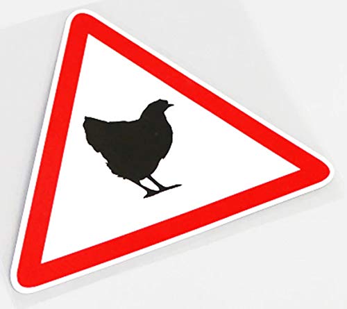 Chicken Life Vinyl Decal Car Sticker with Hen - 5.12" x 4.41"