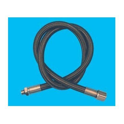 New 26 Inch Low Pressure Braided Scuba Regulator Hose (Black-MaxFlex)