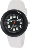 St. Moritz New Momentum M1 Women's Alter Ego Dive Watch with White Face, Purple Ring & Soft White Silicone Rubber Band (Includes 1 Extra Black Top Ring)