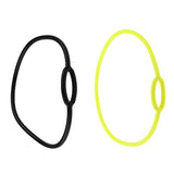 MonkeyJack Scuba Diving Dive Silicone Regulator Necklace Bungee Dive Gear Equipment Snorkeling Underground Water - Black