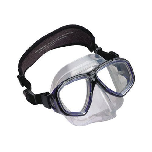 New Oceanic Ion Scuba Diving & Snorkeling Mask (Slate Blue) with FREE Neoprene Comfort Strap ($12.95 Value)