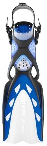 Mares New X-Stream Scuba Diving Fins - Blue (Size Regular)