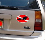Scuba Diving Vinyl Decal Car Sticker with Diver Down Flag - 5.12" x 3.07"
