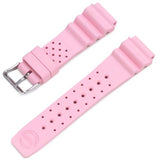 St. Moritz Momentum Women's 18mm Pink Hyper Natural Rubber Watch Band Twist & Splash Dive Watch & Free Watch Protector Valued at $12.95 Value