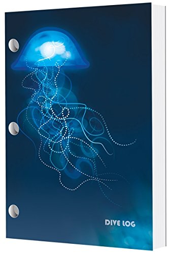 Dive Logz New Deeply Cool Dive Log Featuring Unique, Original Artwork, UV-Coating, and 50 Easy-to-Use Log Pages - Jelly Fish