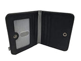Momentum Men’s Bramante Bifold, Black | Natural Italian Leather | Vegetable Tanned | RFID Blocking | 7 Card Slots