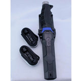 New 420 Stainless Steel Full Size Blunt Tip Scuba Diving Knife with 2 Straps & Sheath (Neon Yellow)