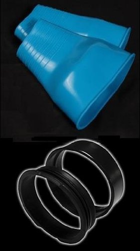 WATER PROOF FACING REALITY Waterproof Quickseal Kit for a Pair of Integrated Quick Change Silicone Drysuit Wrist Seals -Blue