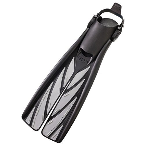 Atomic Aquatics Split Fins, Silver, X-Large