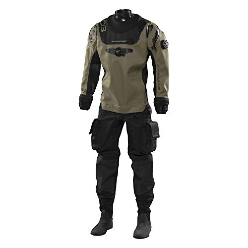 WATER PROOF FACING REALITY Waterproof Mens D3 Ergo Drysuit, 3XL