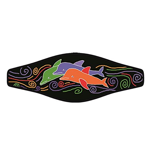 Innovative Scuba Concepts Picture Slap Strap, 3 Dolphins