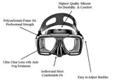 Innovative Scuba Concepts MSF4611 REEF, Adult Snorkel Set, Mask, Fins, Snorkel and Bag, Black, Small/Medium