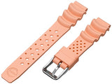 Momentum ZC-14MIN ORANGE 14mm M1 Mini Rubber Orange Watch Strap