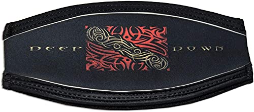 Innovative Scuba Mask Strap Wrapper (One Size, Deep Down Tribal)
