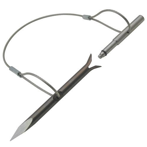JBL #875 Stainless Steel 5" (127mm) Slip Tip with 3/32" Cable (Complete Assembly) - 5/16" Threads