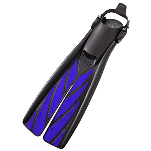 Atomic Aquatics Split Fins, Royal, Large Poseidon Adventures