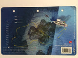 Innovative Scuba New Art to Media Underwater Waterproof 3D Dive Site Map - Marilyn's Cut/Meadows in Little Cayman, Cayman Islands (8.5 x 5.5 Inches) (21.6 x 15cm)/LID